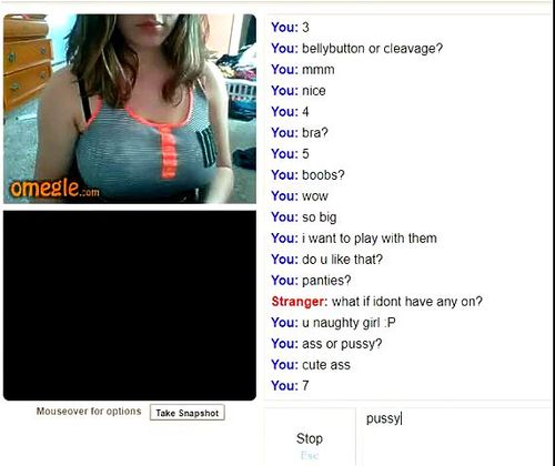 Teen with does everything omegle game