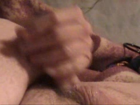 Uncut cock squirting precum cumming