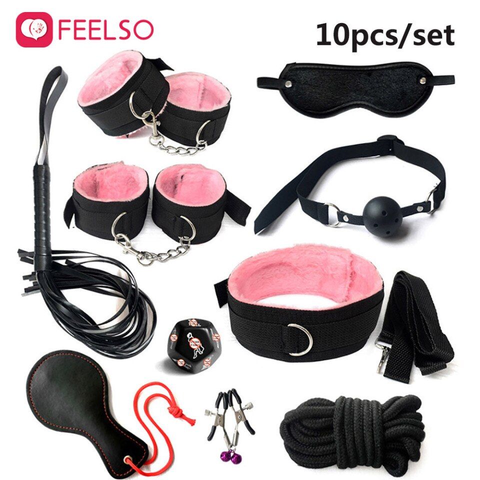 Handcuffs with nipple clamps wand