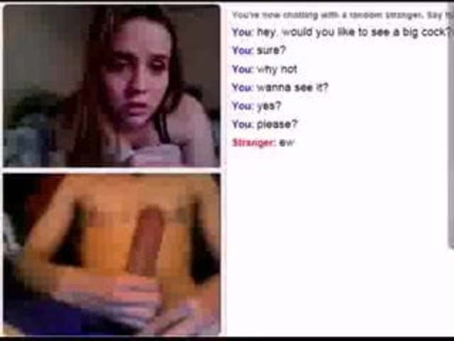 Omegle small dick flash reaction fan photo.