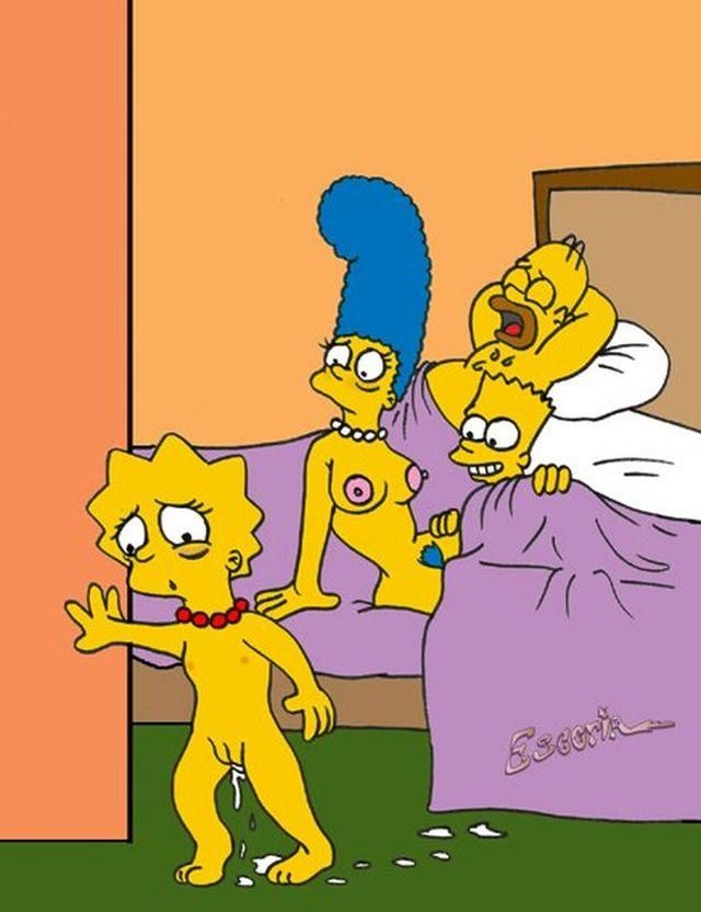 Simpsons cartoon porno