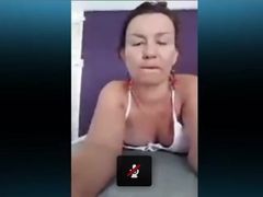 best of Says girl cums horny braces skype