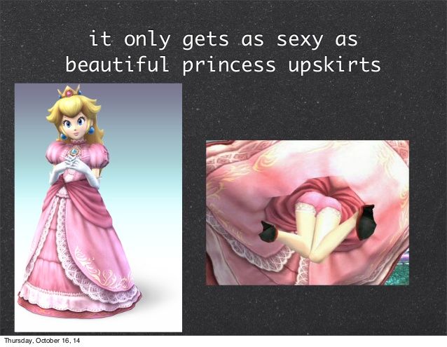 Princess peach upskirt