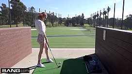 best of Tinder course chick golf from blowjob