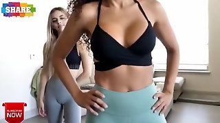 Natalia queen cameltoe fitness leggins