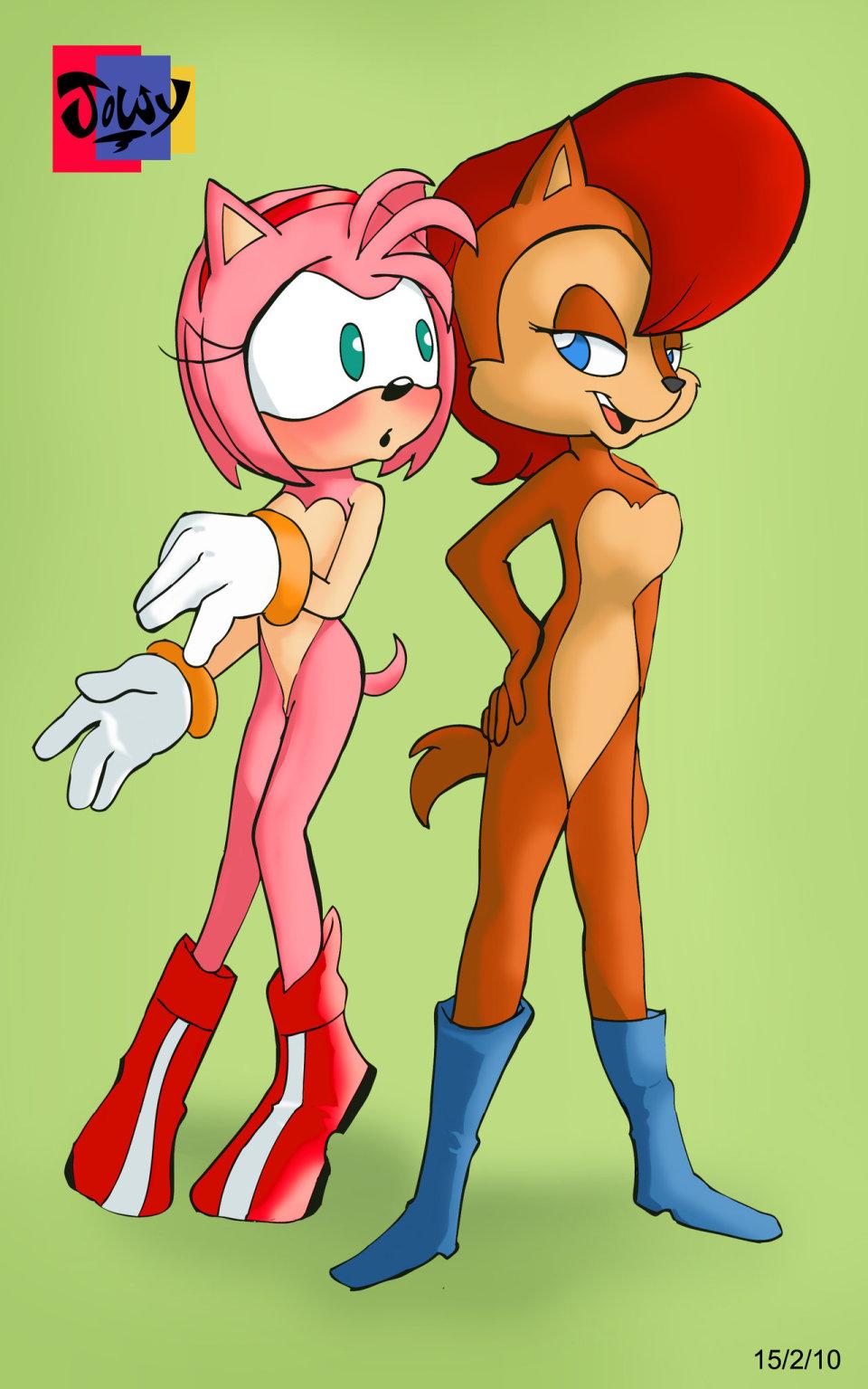 best of Naked sonic amy