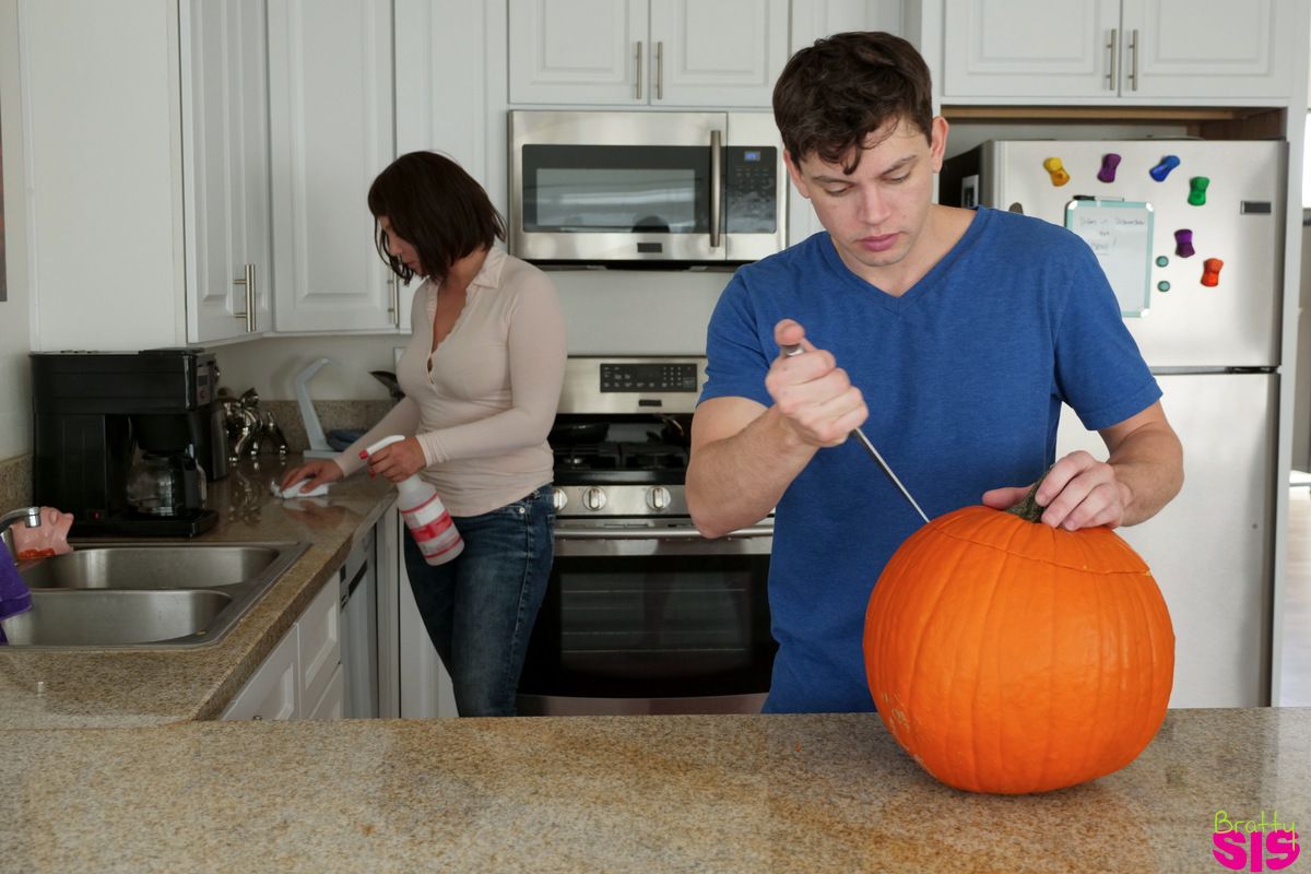 Halloween pumpkin fuck