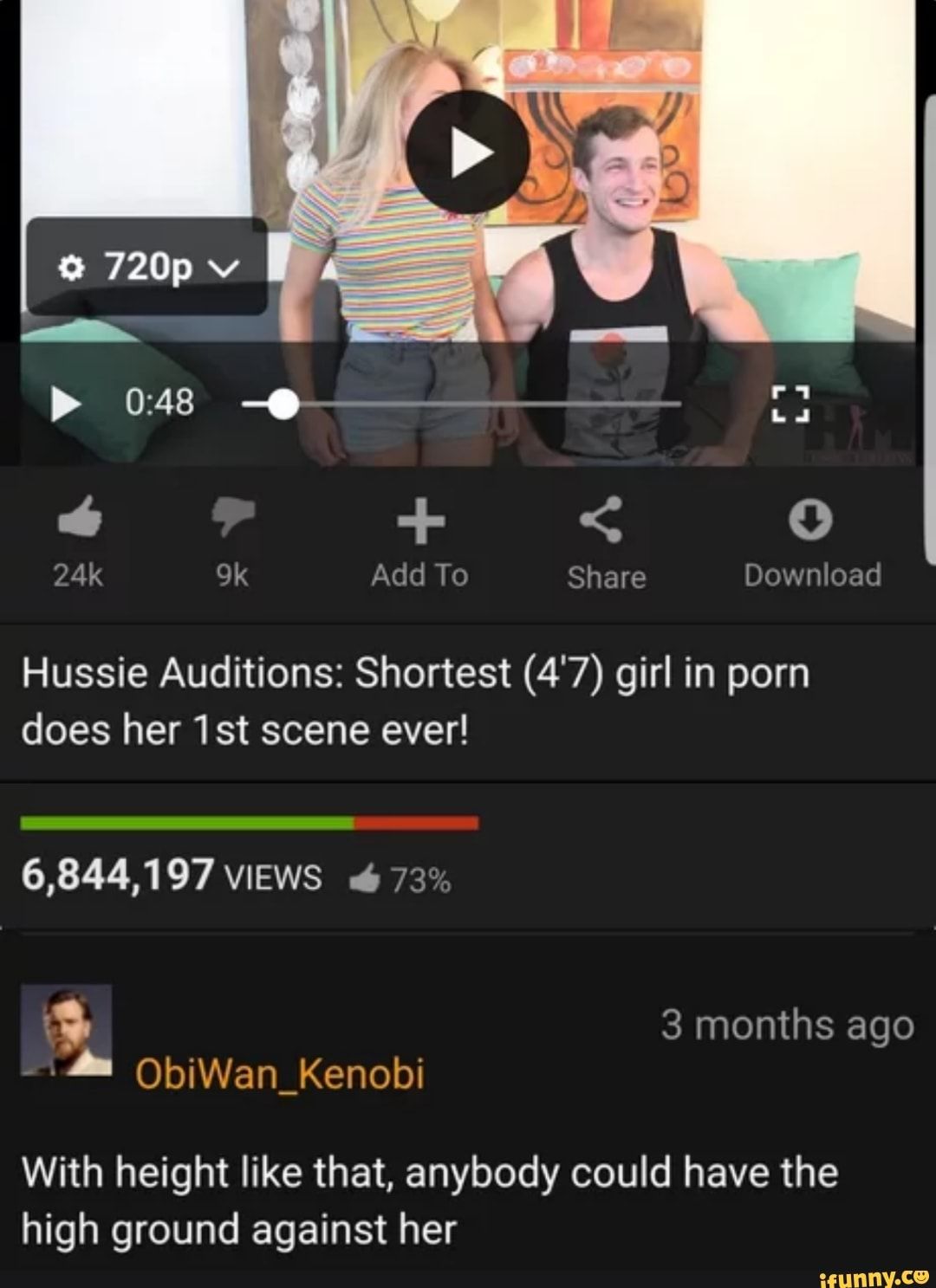 Hussie auditions scene ever