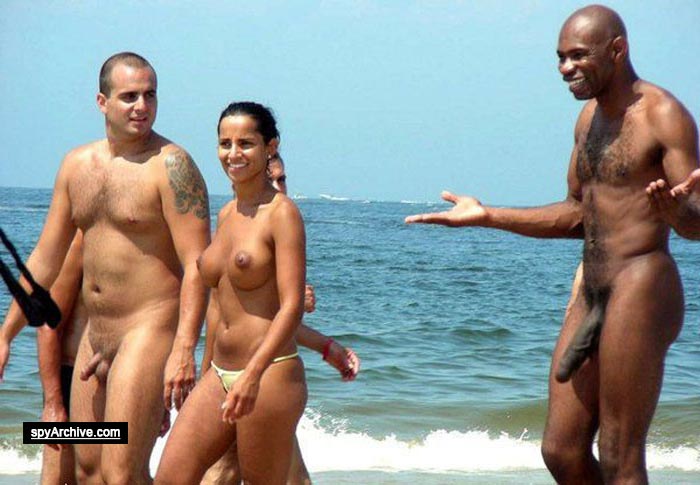 Miami nude beach black cock wants