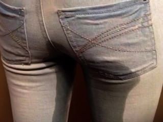 Pissed jeans wetting pants during orgazm