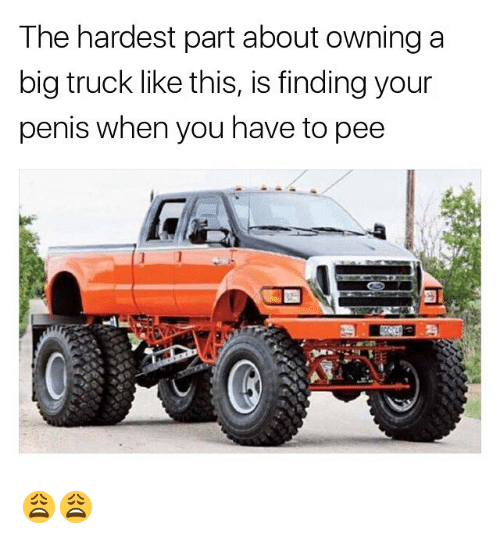 Peeing truck