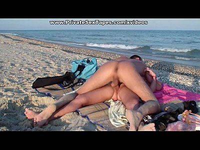 Sex on the nudist beach.