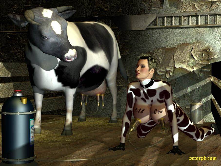 Mad M. reccomend male cow milking