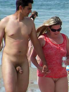 Naked couples beach