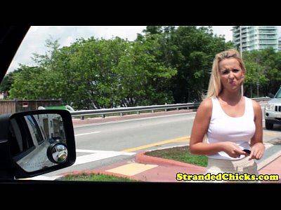 Female hitchhiker