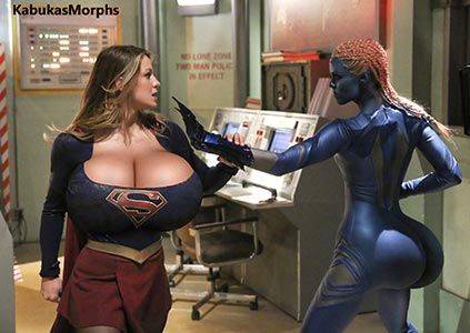 best of Big tits supergirl